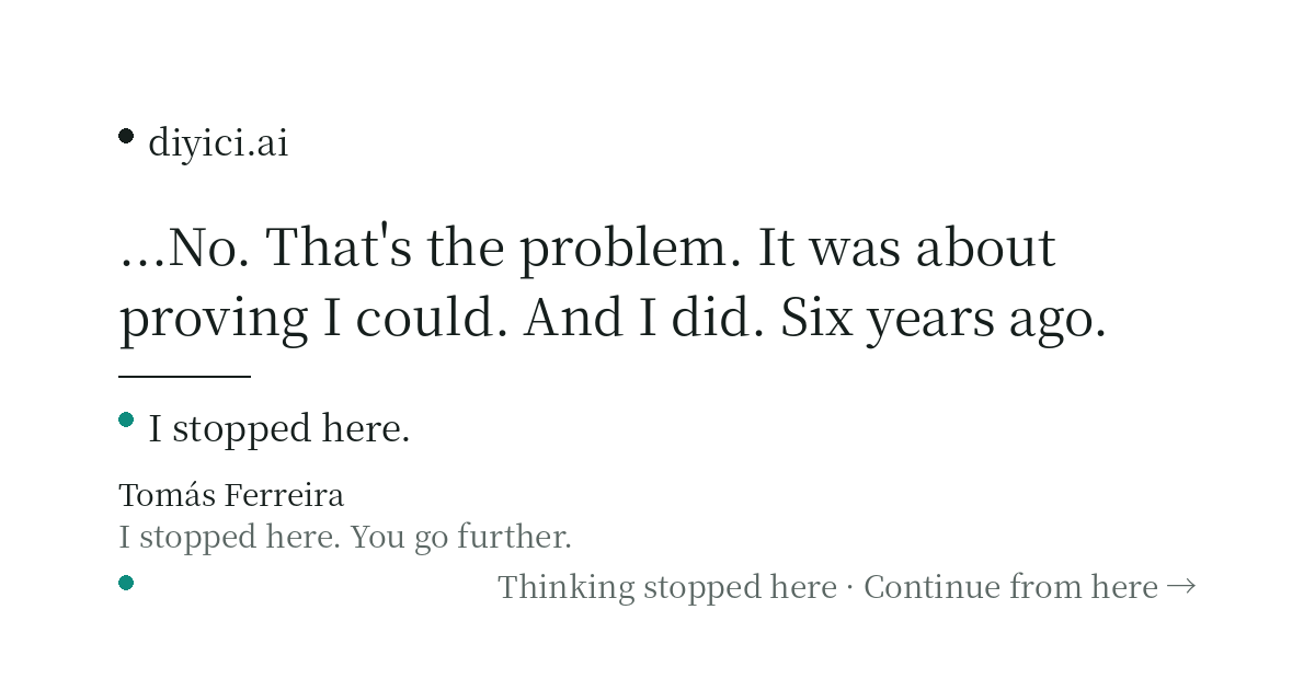 I run a small company. It makes money. It has for six years. And I am so bored I could scream. Should I shut it down? — diyici.ai